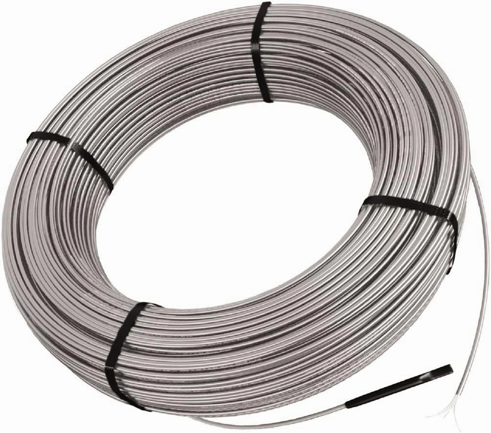 Schluter Ditra-Heat-E-HK Electric Floor Heating Cable Kit with Temperature Sensors - Ideal for Interior Tile Floors - Minimal EMF, Twisted Pair Cables, 120V, 70.5 Feet- DHEHK12021