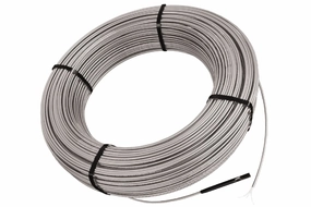 Schluter Ditra-Heat-E-HK Electric Floor Heating Cable Kit with Temperature Sensors - Ideal for Interior Tile Floors - Minimal EMF, Twisted Pair Cables, 240V, 53.1 Feet - DHEHK24016