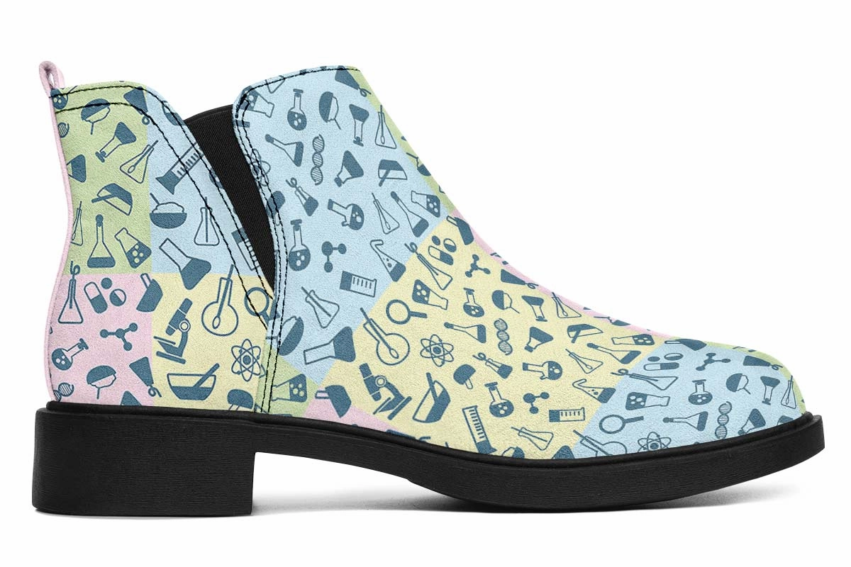 Science Symbols Neat Vibe Boots