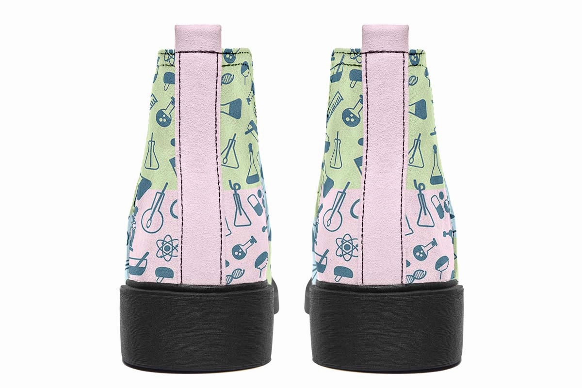 Science Symbols Neat Vibe Boots