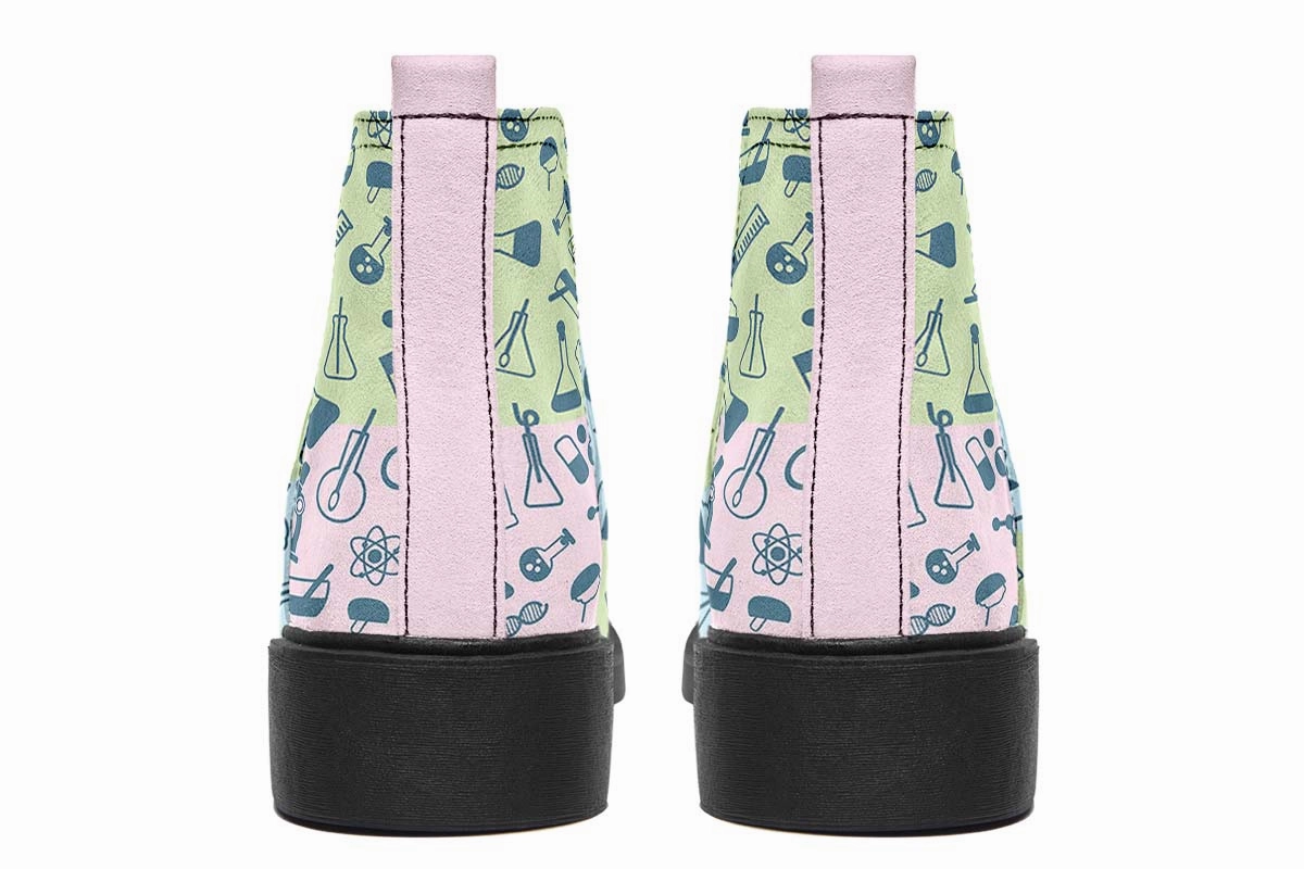 Science Symbols Neat Vibe Boots