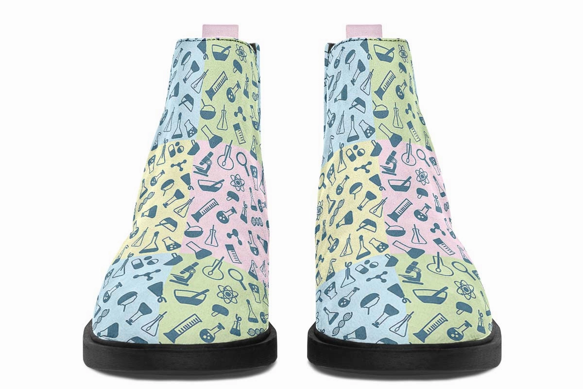 Science Symbols Neat Vibe Boots
