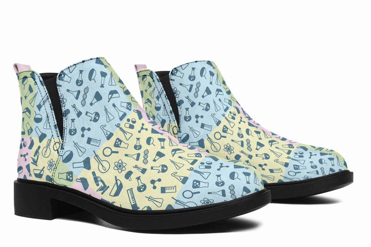 Science Symbols Neat Vibe Boots