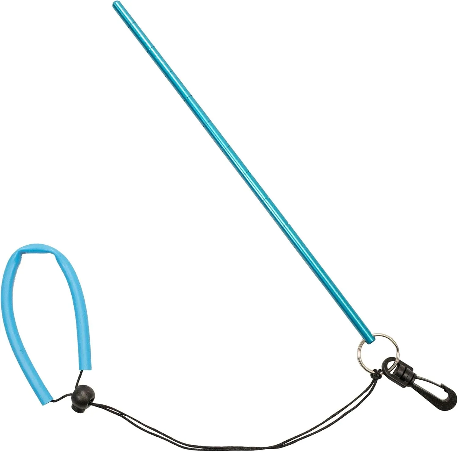 Scuba Choice 13" Aluminum Lobster Tickle Pointer Stick with Lanyard & Measurement Guide – Durable, Lightweight, Blue Ideal for Diving, Spearfishing Underwater Exploration, Reaching Lobsters Creatures