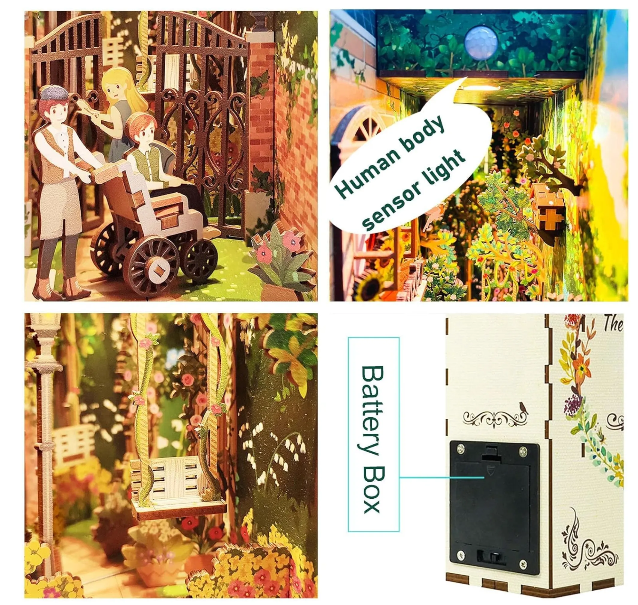 Secret Garden Book Nook DIY