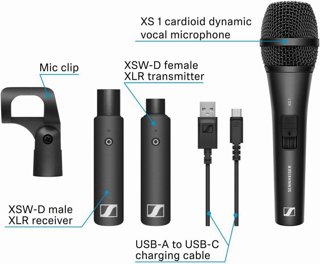 SENNHEISER Wireless Microphone System, Vocal Set (508484)