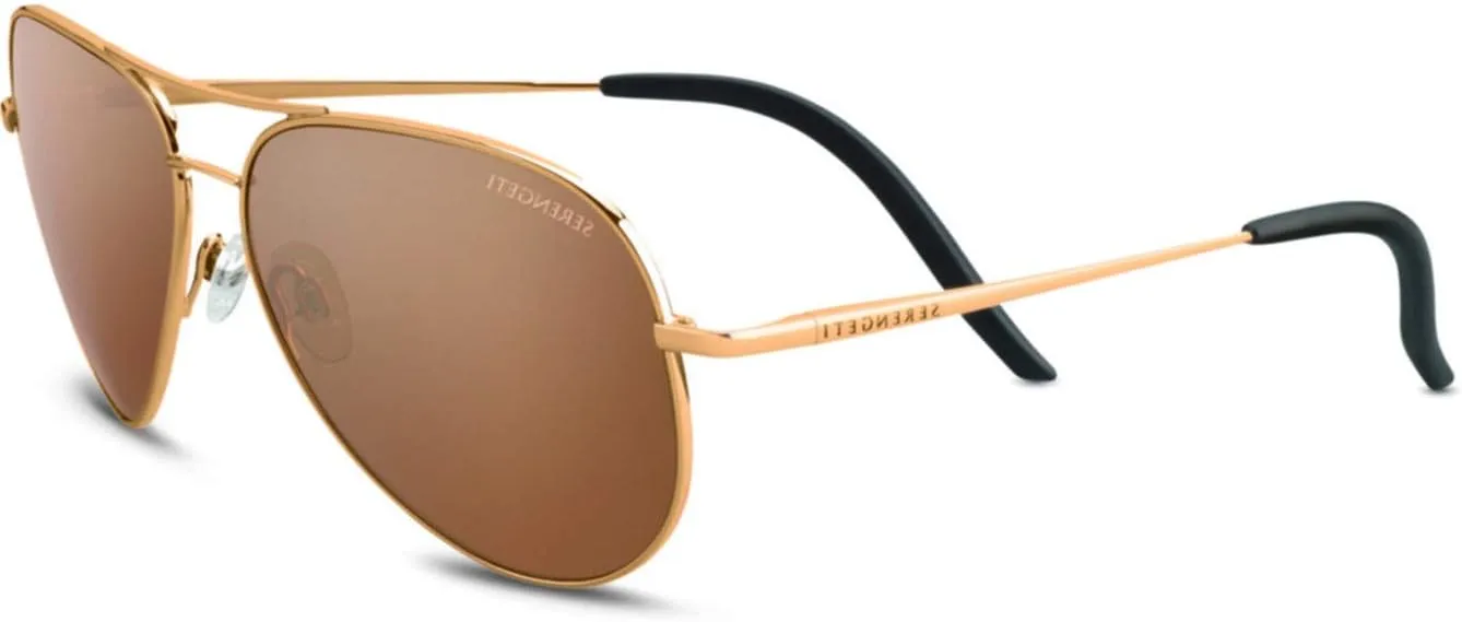 Serengeti Carrara 59MM Aviator Sunglasses For Men   BUNDLE with Designer iWear Kit