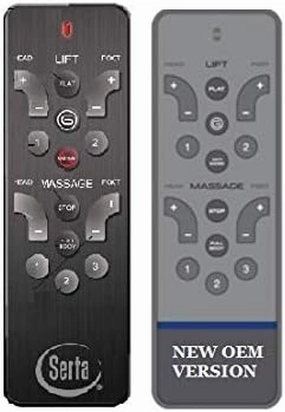 Serta Motion Select (New Gray Version) Replacement Remote Control for Adjustable Beds