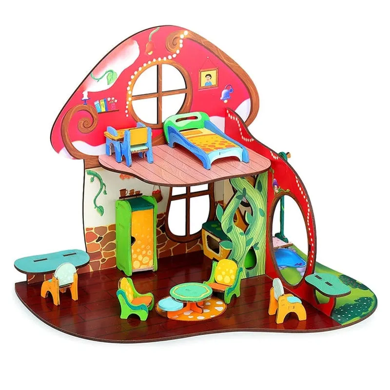 Shroomy Land A Mystical World All Side Play Doll House