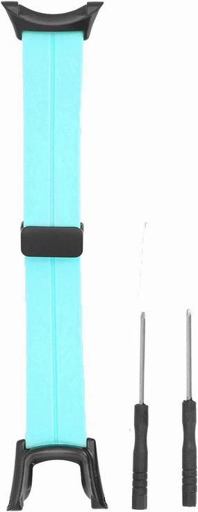 Silicone Magnetic Folding Buckle Watch Band Strap for Ambit Sports, Sweatproof Breathable Replacement Band Set