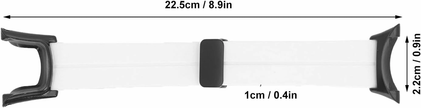 Silicone Magnetic Folding Buckle Watch Band Strap for Ambit Sports, Sweatproof Breathable Replacement Band Set
