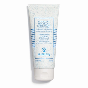 Sisley Paris Energizing Foaming Exfoliant for the Body - 200 mL - Shower Gel & Body Scrub with Lavender and Rosemary Essential Oils - All Skin Types
