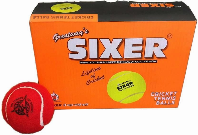 Sixer Cricket Tennis Ball