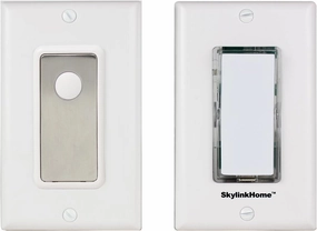 SK-8A Wireless DIY 3-Way On Off Anywhere Lighting Home Control Wall Switch Set with Snap On Cover - No neutral wire required.