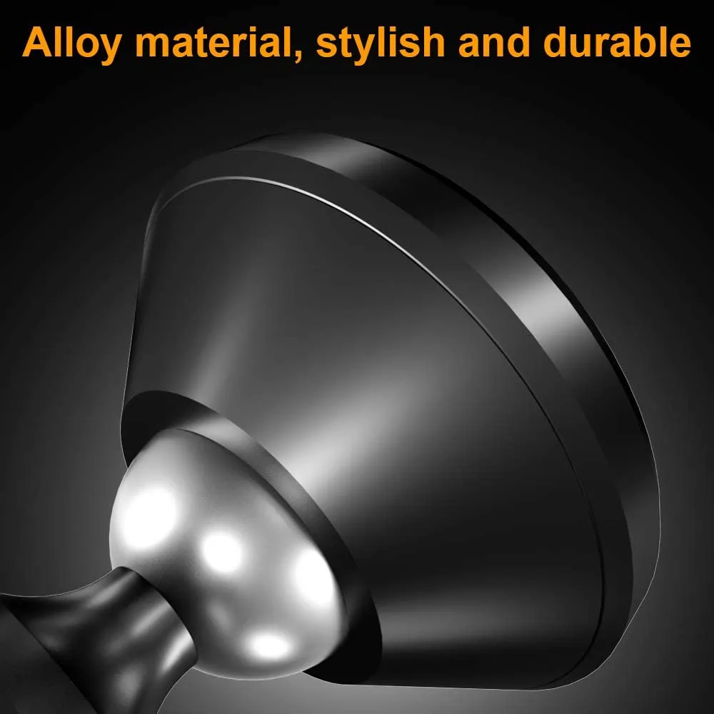 SKONYON Magnetic Phone Car Mount Universal Dashboard Cell Phone Holder for Car Compatible with All Smartphones (Black)