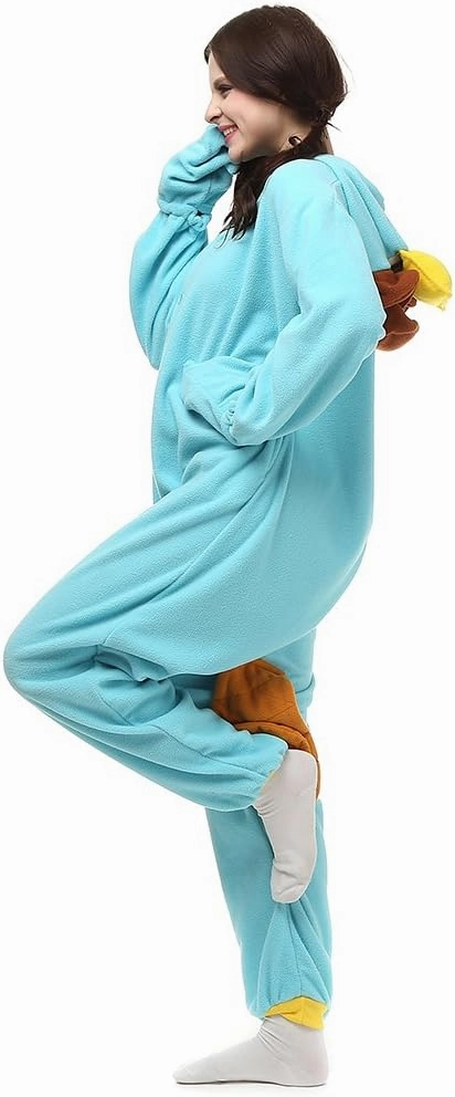 Slim Fit Unisex Adult Onesie Animal Pajamas Halloween Cosplay Sleepwear