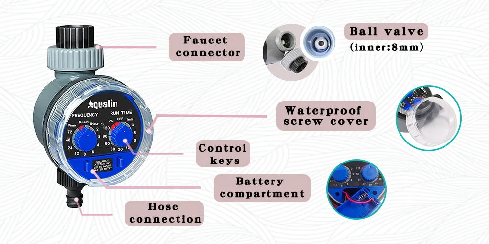 Smart Ball Valve Watering Timer