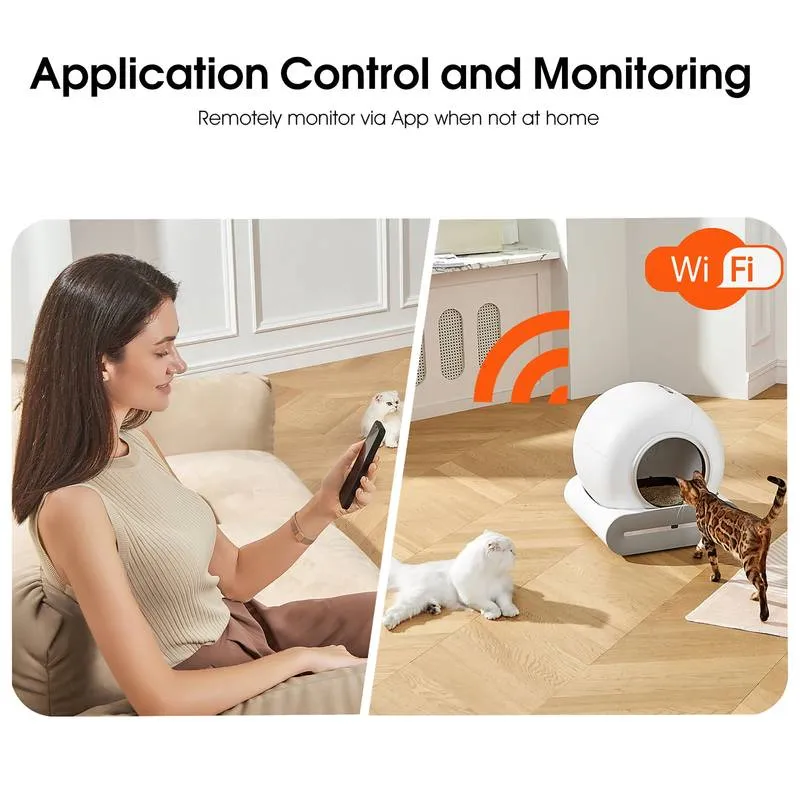 Smart Self-Cleaning Cat Litter Box
