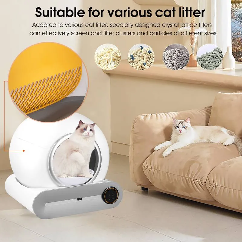 Smart Self-Cleaning Cat Litter Box