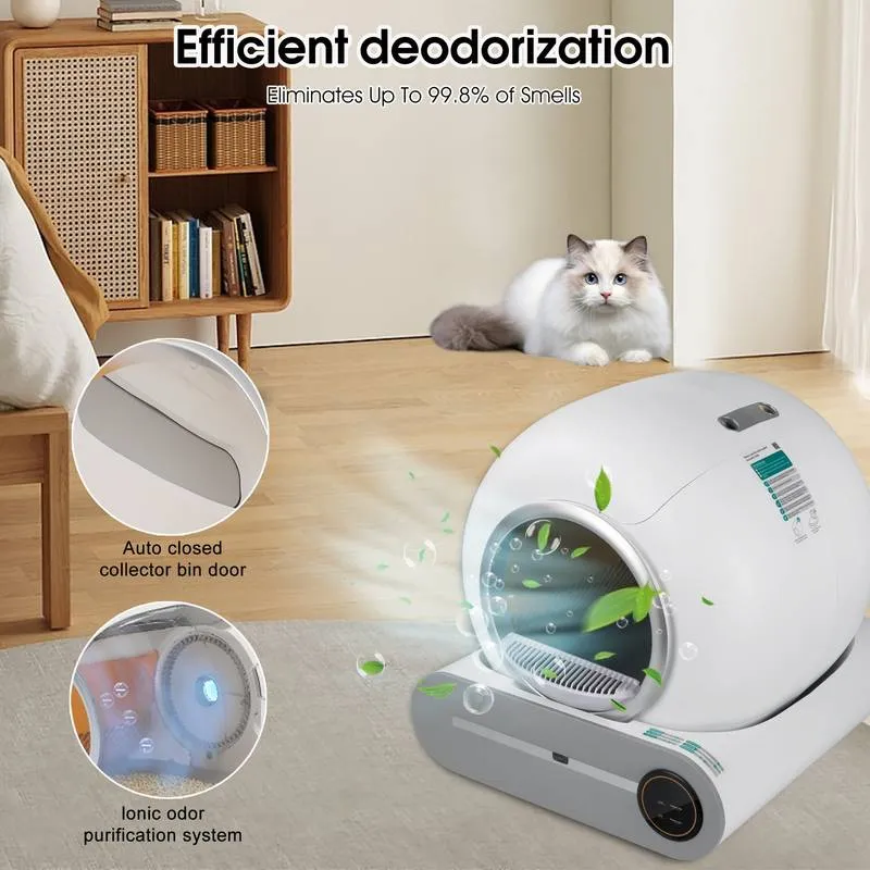 Smart Self-Cleaning Cat Litter Box