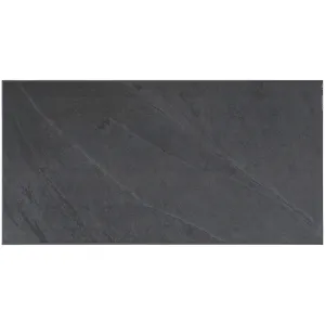 Smart Tiles Peel and Stick 2-Sheet 23 x 12 Backsplash - Blok Slate|Dosseret Smart Tiles peler et coller 23 x 12, 2 feuilles - Blok Slate
