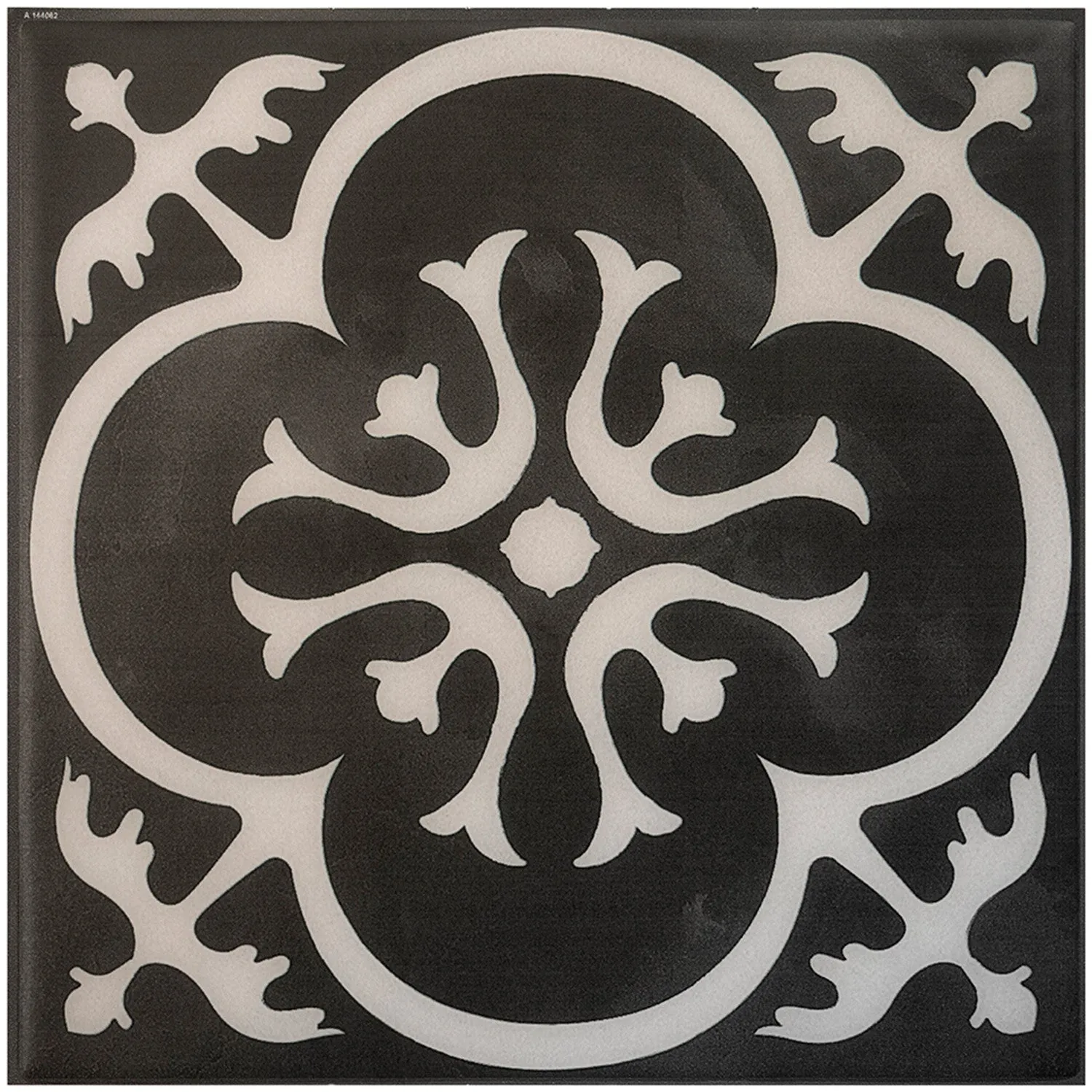 Smart Tiles Peel and Stick 4-Sheet 7.75 x 7.75 Backsplash - Vintage Girona Nera|Dosseret Smart Tiles peler et coller 7,75 x 7,75, 4 feuilles - Vintage Girona Nera
