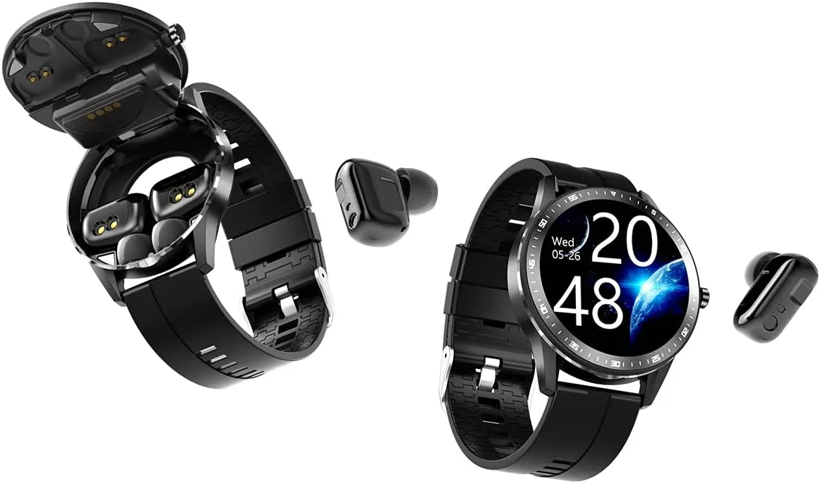 Smart Watch with Earbuds