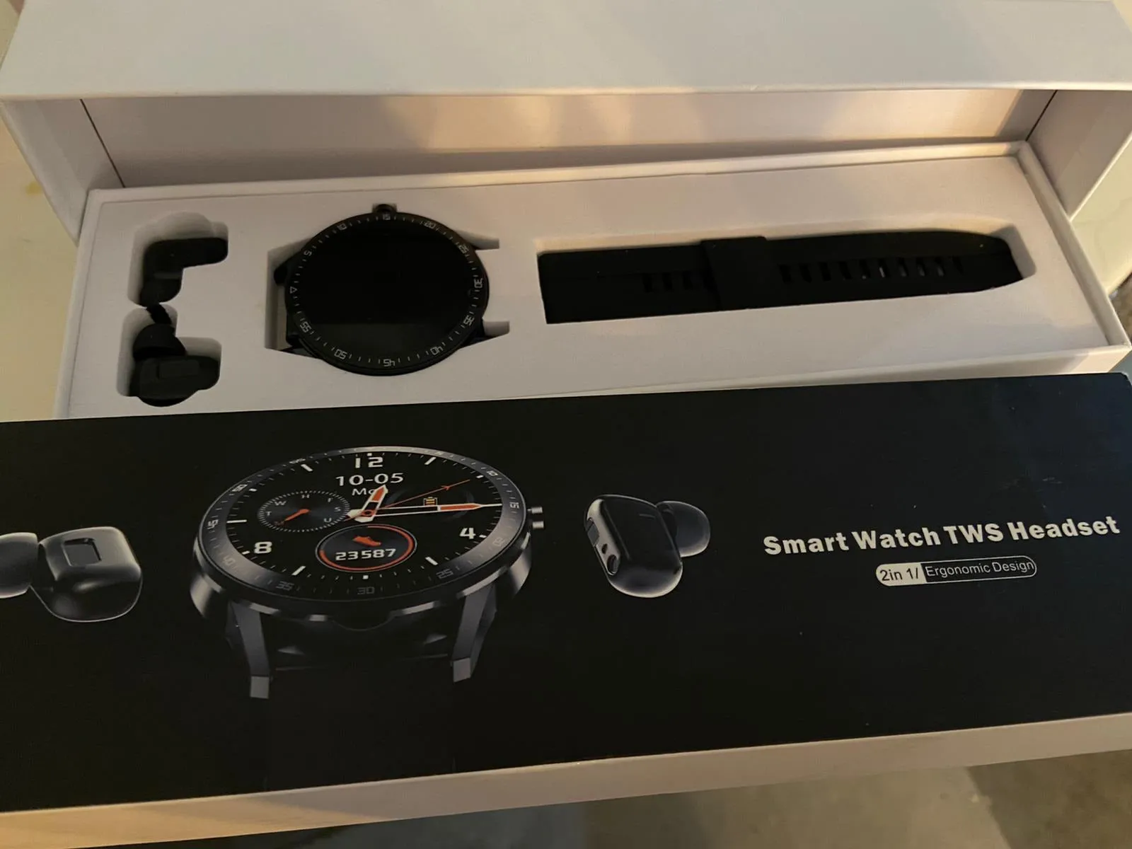 Smart Watch with Earbuds