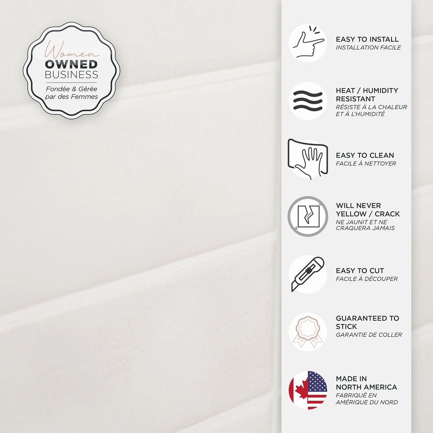 Smart Tiles Peel and Stick 4-Sheet 12 x 9 Backsplash - Morocco Essaouira|Dosseret Smart Tiles peler et coller 12 x 9, 4 feuilles - Morocco Essaouira