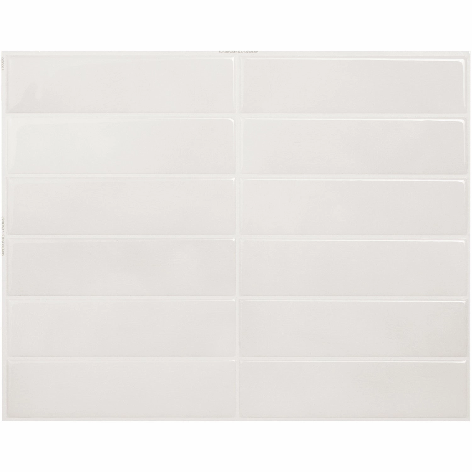Smart Tiles Peel and Stick 4-Sheet 12 x 9 Backsplash - Morocco Essaouira|Dosseret Smart Tiles peler et coller 12 x 9, 4 feuilles - Morocco Essaouira