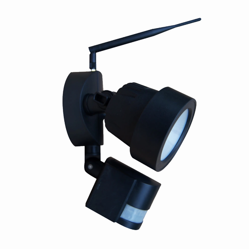 Smart Twin Led Security Floodlight Outdoor with Motion Sensor, 20W 1600LM Super Bright Floodlight with PIR, IP44 Waterproof, Dual Heads Flood Light for Garden, Yard, Garage, Porch, Black Body, 2-Way Audio
