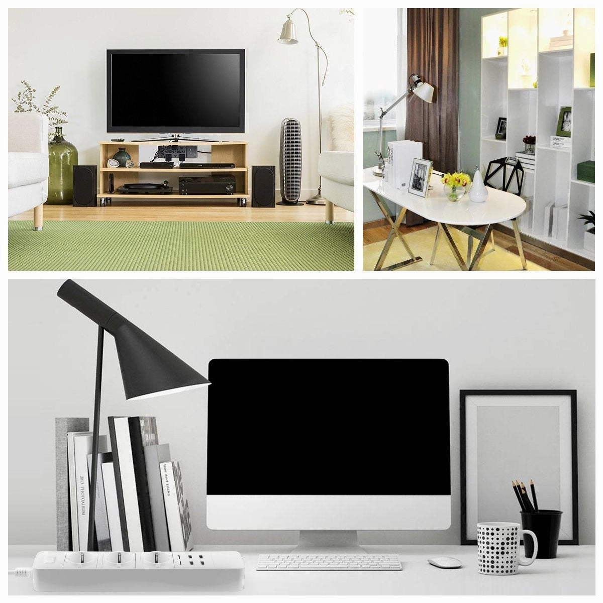 Smart Wifi Power Strip Surge Protector Power Sockets