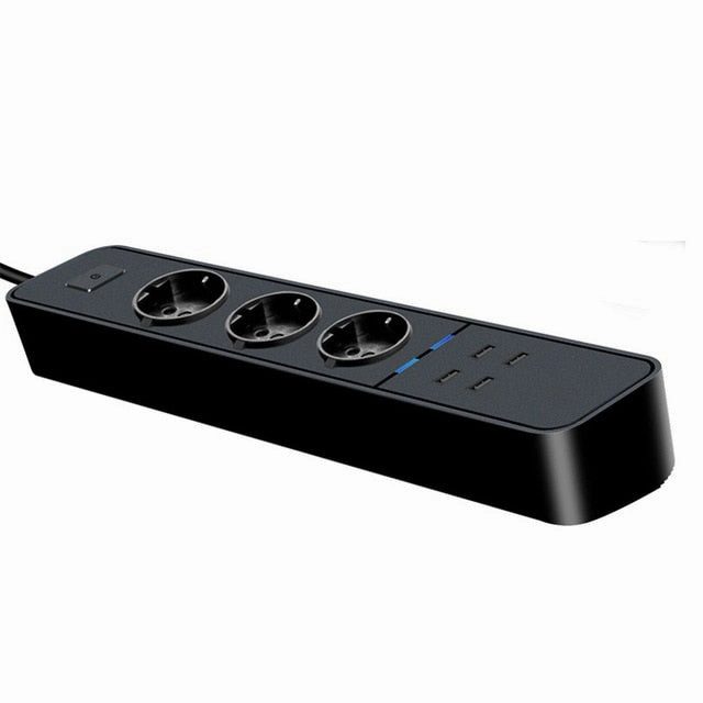 Smart Wifi Power Strip Surge Protector Power Sockets