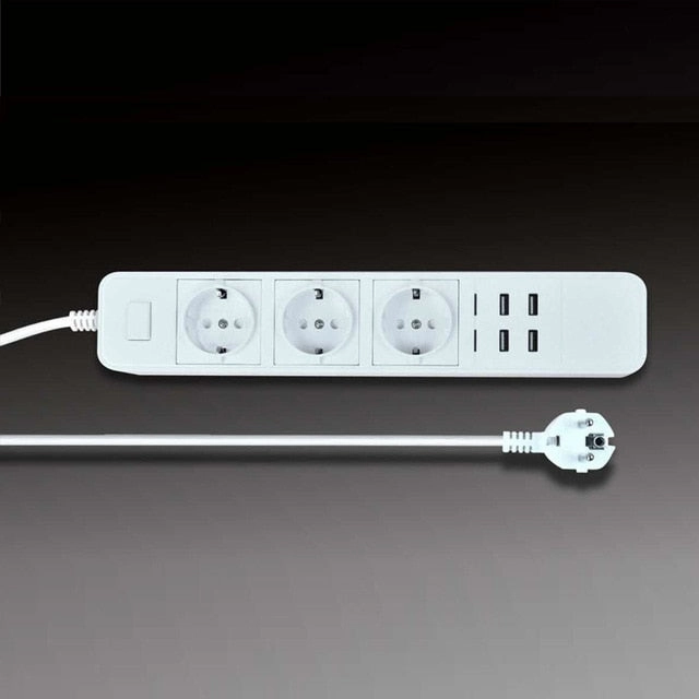 Smart Wifi Power Strip Surge Protector Power Sockets