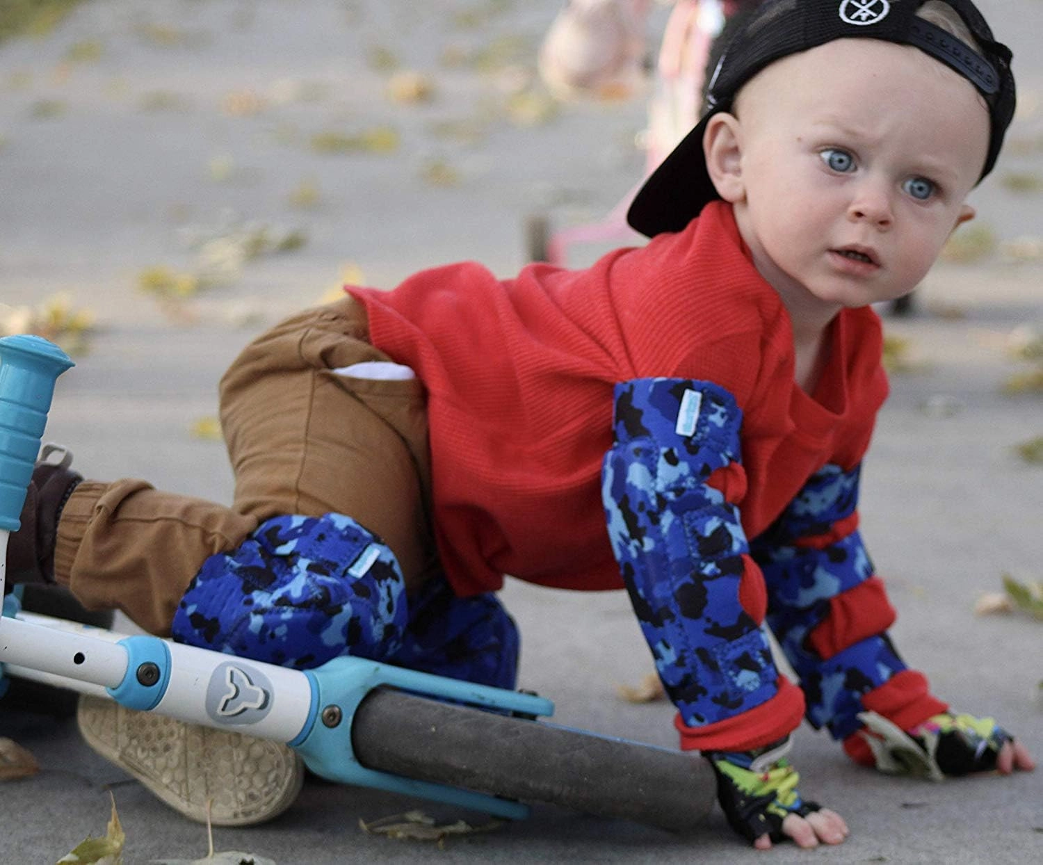Soft-Style Kids Knee and Elbow Pads with Bike Gloves, Flexible Impact-Resistant Gear for Ages 2-11, Designed for Balance Bikes, Roller-Skating, and Skateboarding