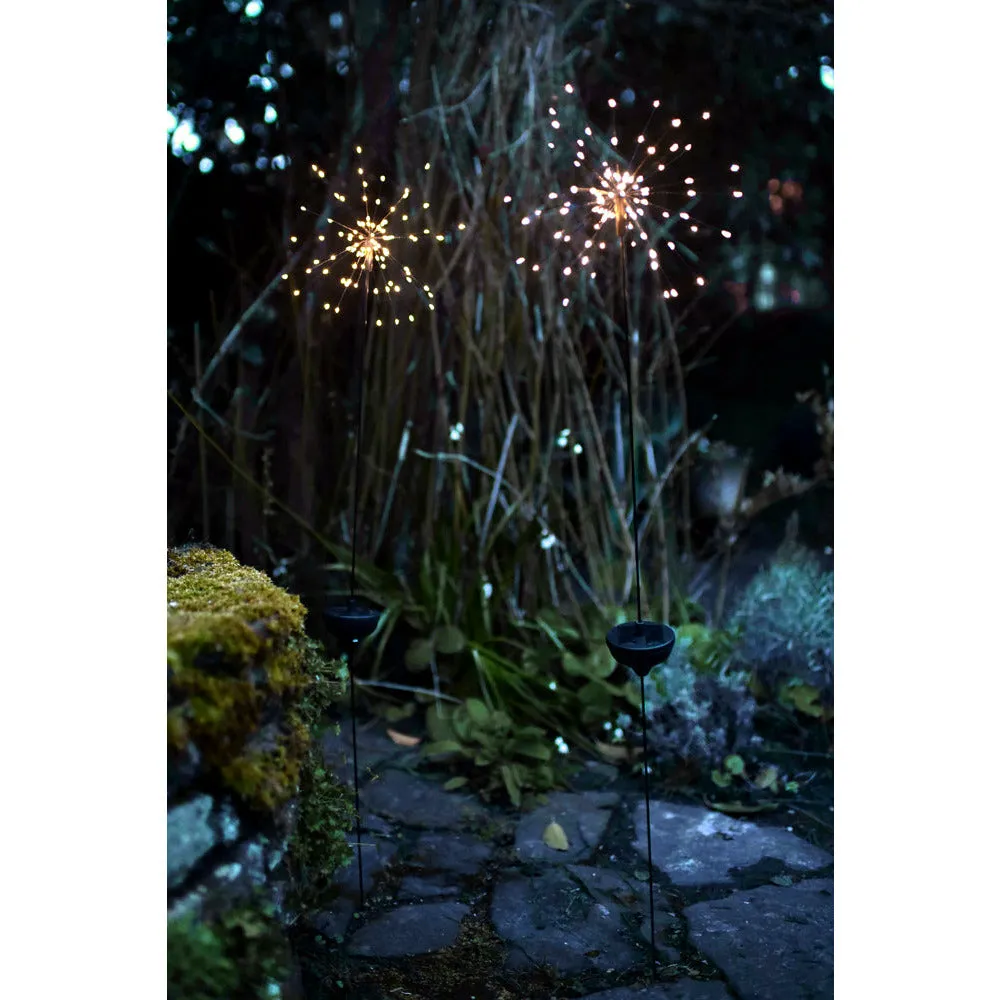 Solar Starburst Stake Light, Set of 3