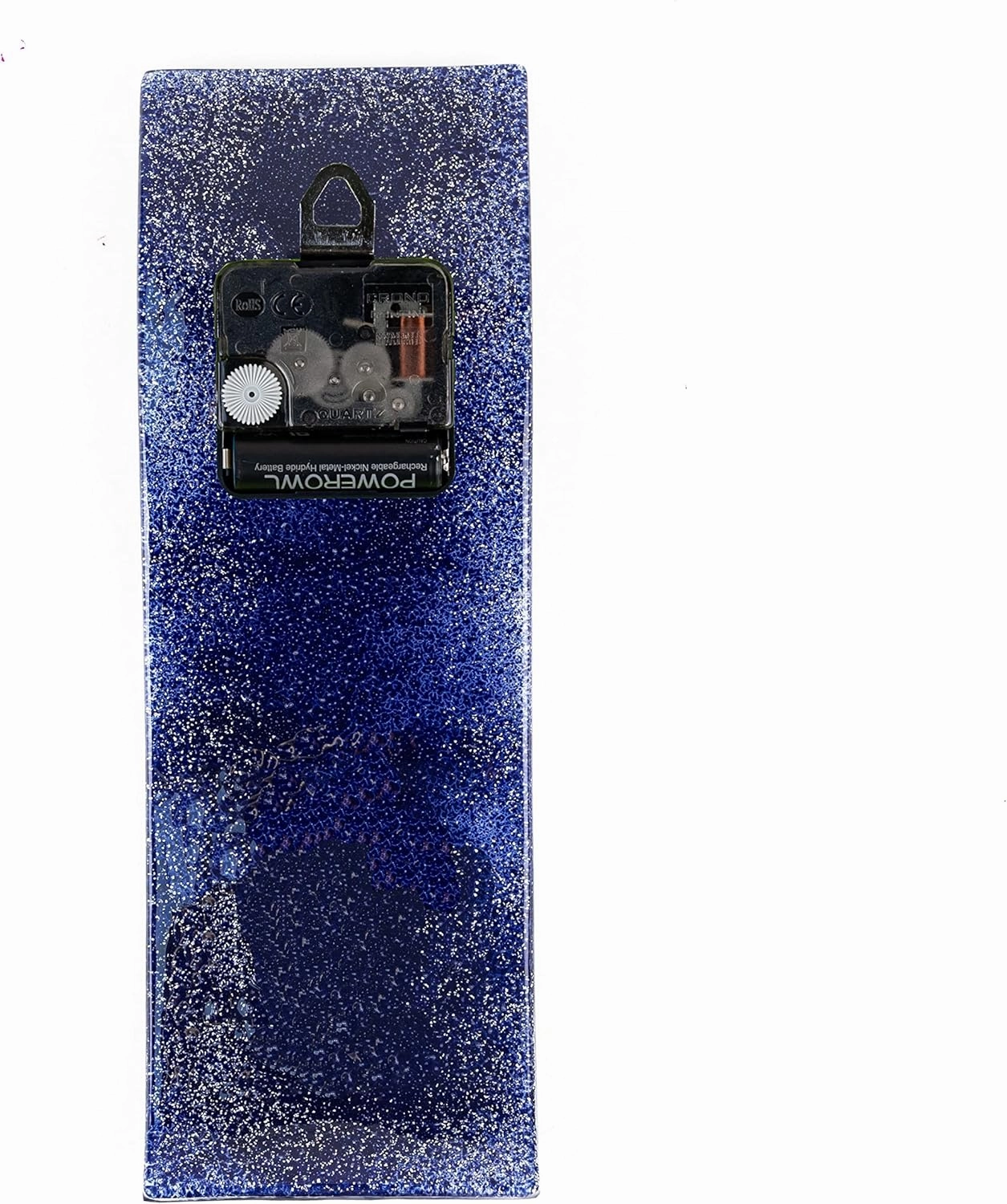Sospiri Venezia Wall Clock Murano Glass Silent Mechanism Decorated with Murrines and Gold Leaf Gift Handmade Made in Italy (10x30)