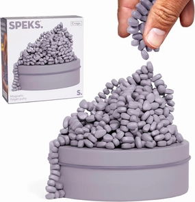 Speks Original Crags Ferrite Putty | 500  Ferrite Stones in a Tin, Fidget Toy for Stress Relief, Sensory Desk Toy for Adults & Teens 14  | Lavendar, Medium