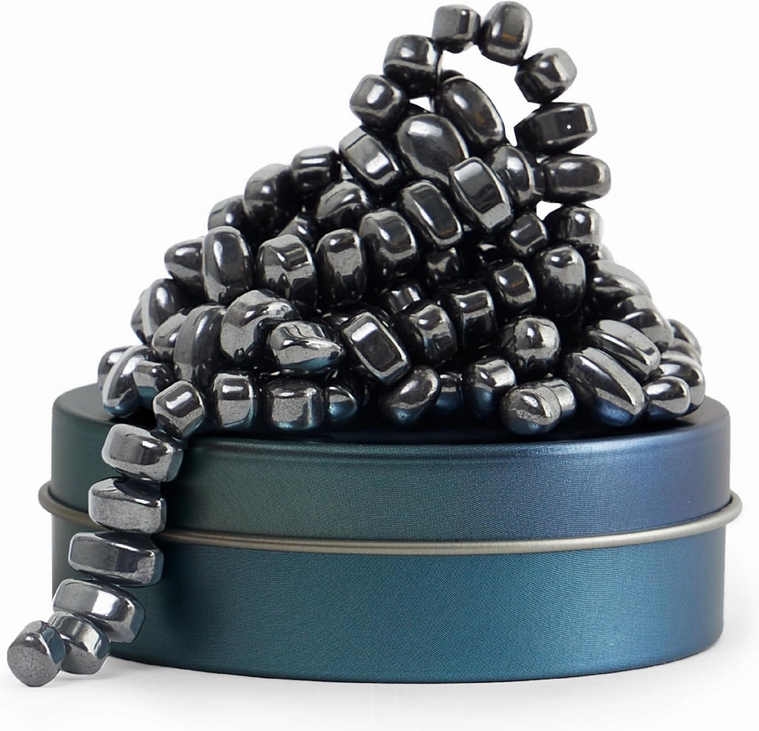 Speks Original Crags Ferrite Putty | 500  Ferrite Stones in a Tin, Fidget Toy for Stress Relief, Sensory Desk Toy for Adults & Teens 14  | Serenity, Small
