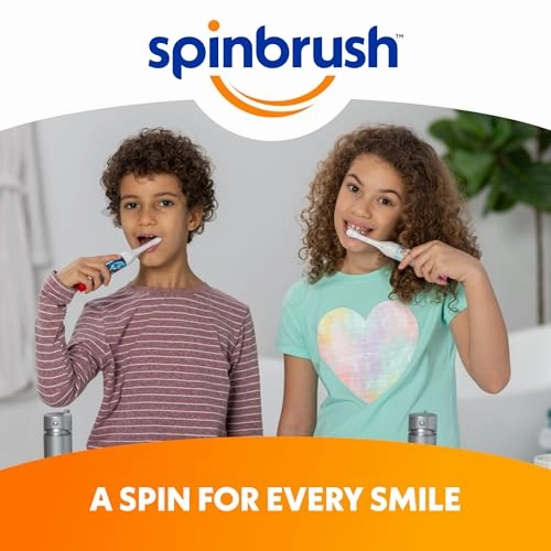 Spinbrush Gabby's Dollhouse Kids Electric Battery Toothbrush, Soft Bristles