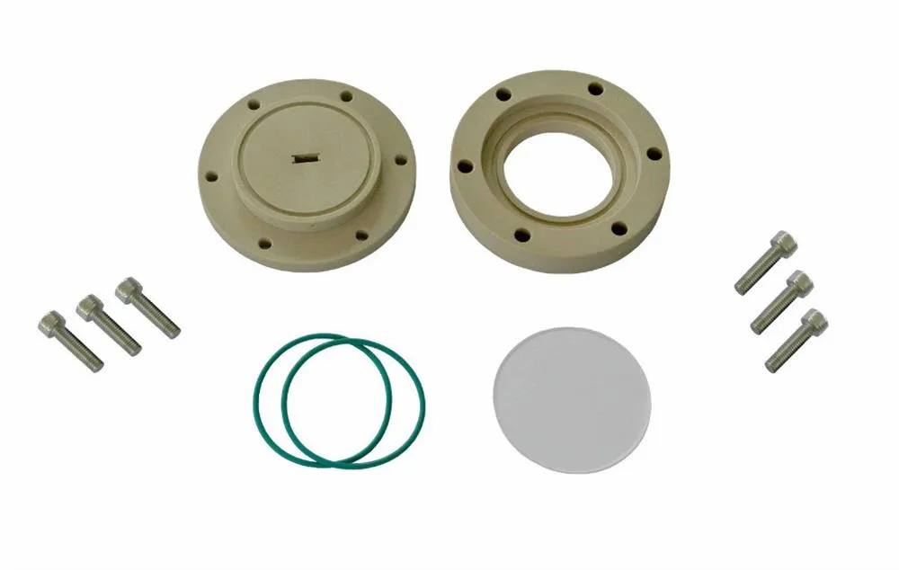 Split Cell w/ Quartz Window for In-Situ Optical Microscope Analysis of Battery Electrode Interface - STC-PQW
