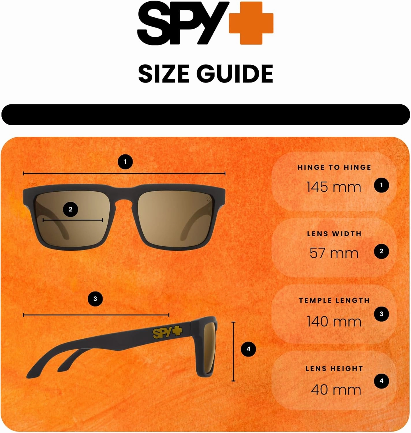 SPY Helm Square Sunglasses for Men for Women   BUNDLE With Designer iWear Eyewear Kit