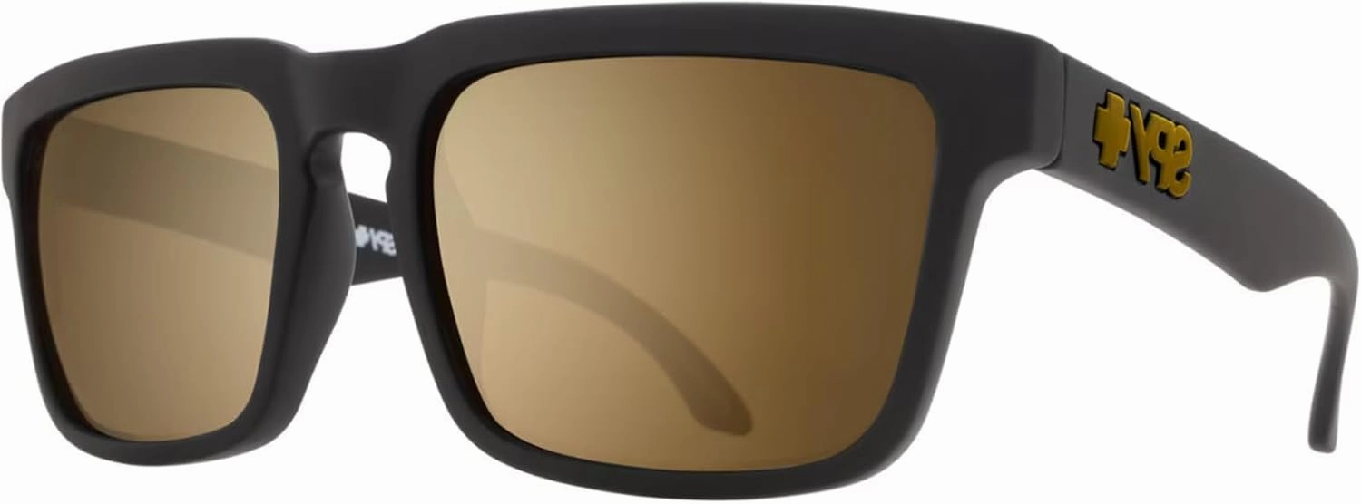 SPY Helm Square Sunglasses for Men for Women   BUNDLE With Designer iWear Eyewear Kit