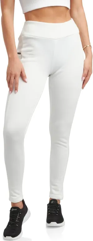 Spyder Women’s Active Leggings - Soft Fleece Bonded Tights with Zip Stash Pocket High-Waisted Leggings for Women (Sizes:S-XL)