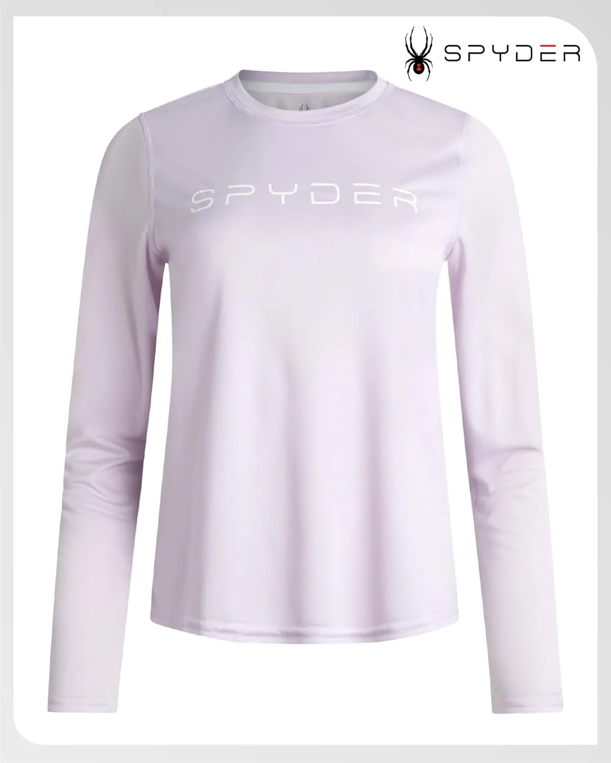 Spyder Women's Long Sleeve Active T-Shirt - UPF 50  Lightweight Athletic Performance Crewneck Jersey Tee (Sizes: S-XL)