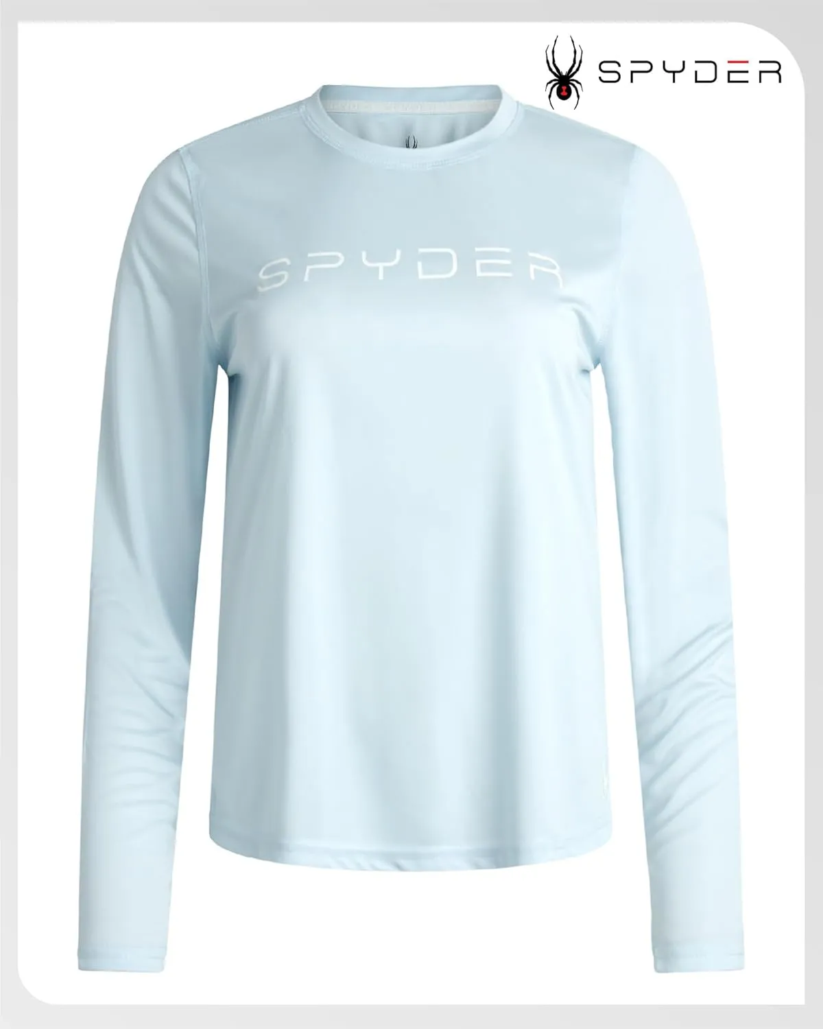 Spyder Women's Long Sleeve Active T-Shirt - UPF 50  Lightweight Athletic Performance Crewneck Jersey Tee (Sizes: S-XL)