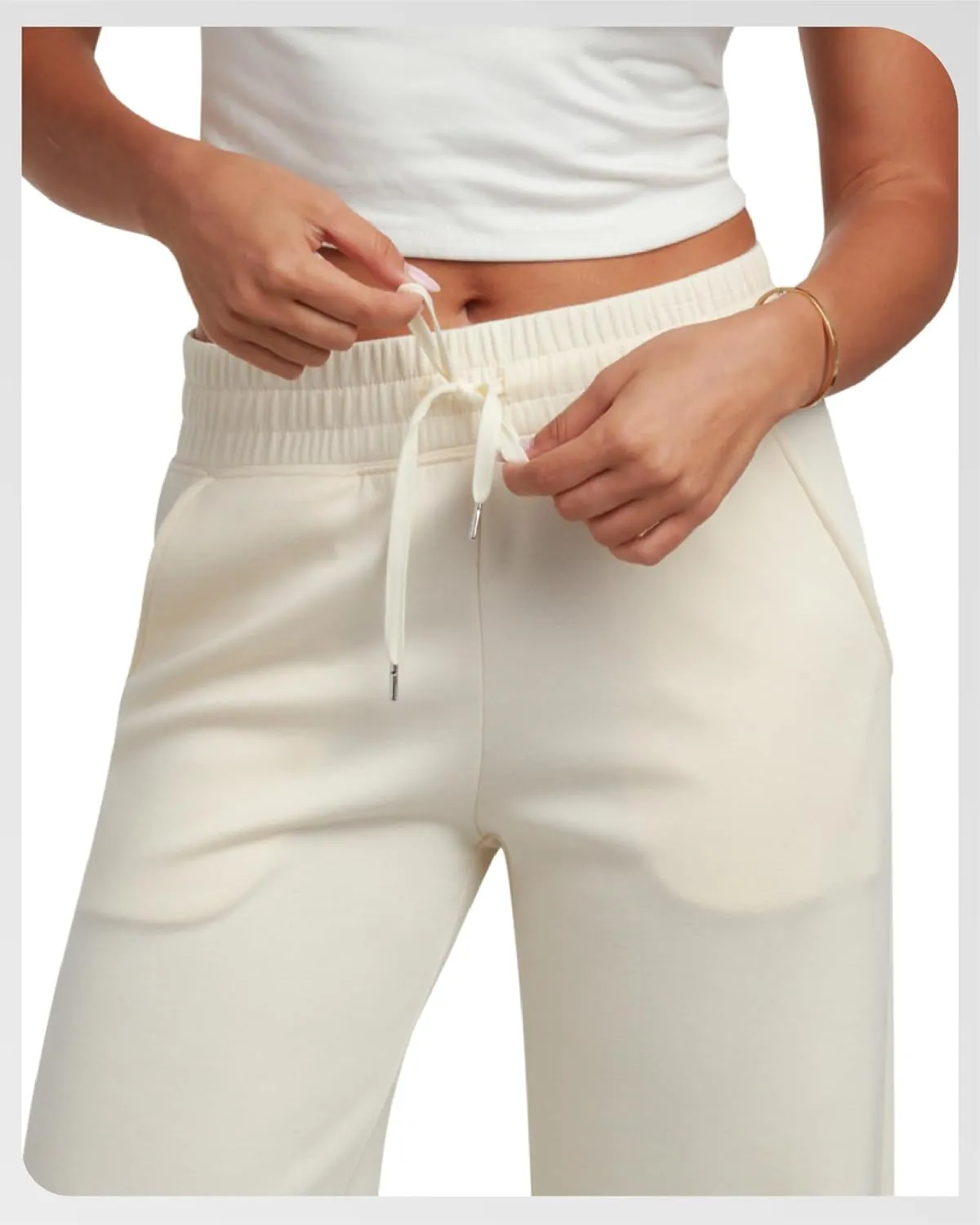 Spyder Women's Wide Leg Pants - Cozy Harmony Soft Scuba Double Knit Casual Sweatpants with Drawstring Waistband (Sizes: S-XL)