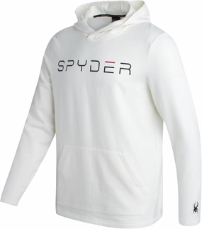 Spyder Men's Hoodie - Active Performance Tri-Blend Fleece Basic Pullover Sweatshirt - Soft Graphic Hoodies for Men (S-XL)