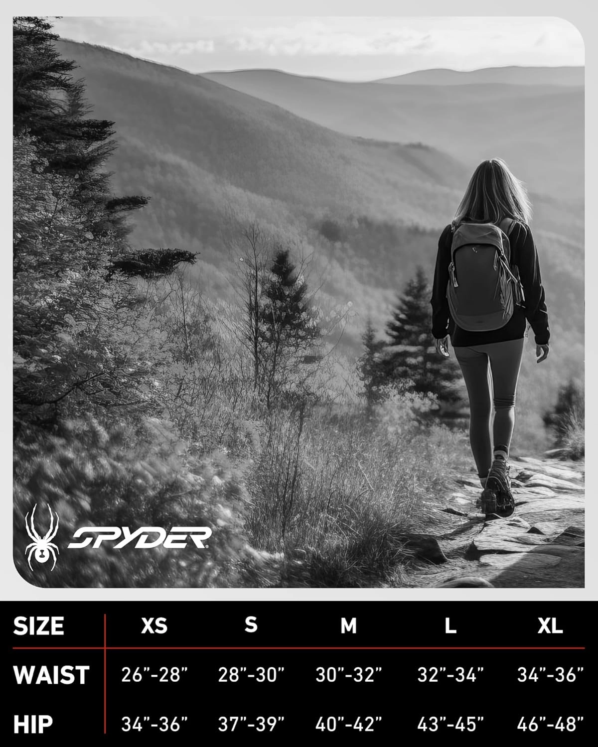 Spyder Women’s Active Leggings - Soft Fleece Bonded Tights with Zip Stash Pocket High-Waisted Leggings for Women (Sizes:S-XL)