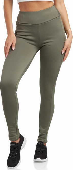Spyder Women’s Active Leggings - Soft Fleece Bonded Tights with Zip Stash Pocket High-Waisted Leggings for Women (Sizes:S-XL)